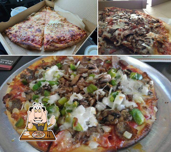 Prueba una pizza en Mama DePalma's Pizza & Bistro
