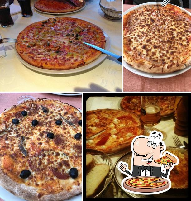 Probiert eine Pizza bei Pizzeria Ristorante DaGiuseppe