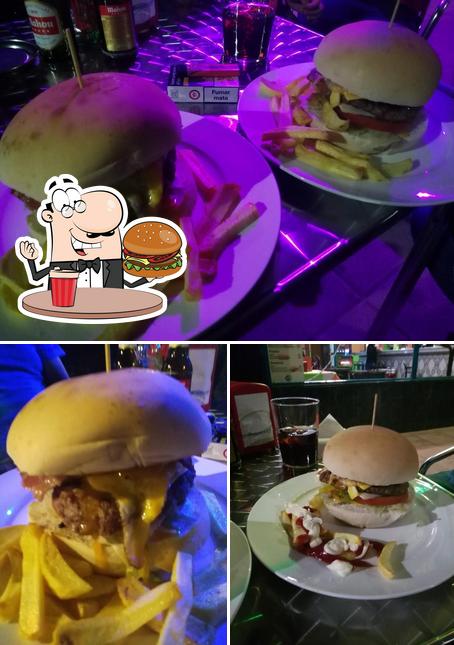Get a burger at Bar Hípica