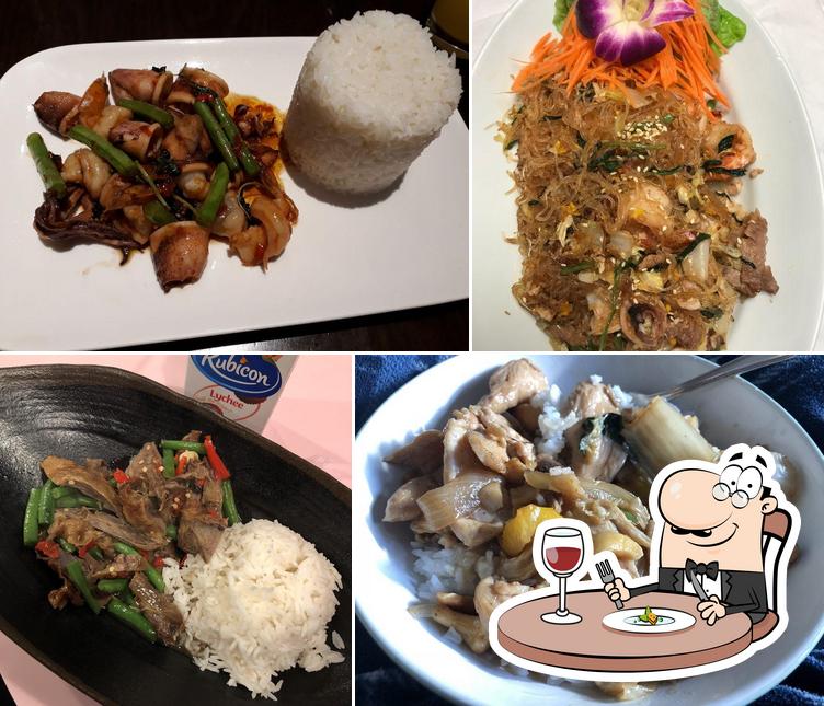 Essen im Manam Thai Food /Timesquare Cocktailbar