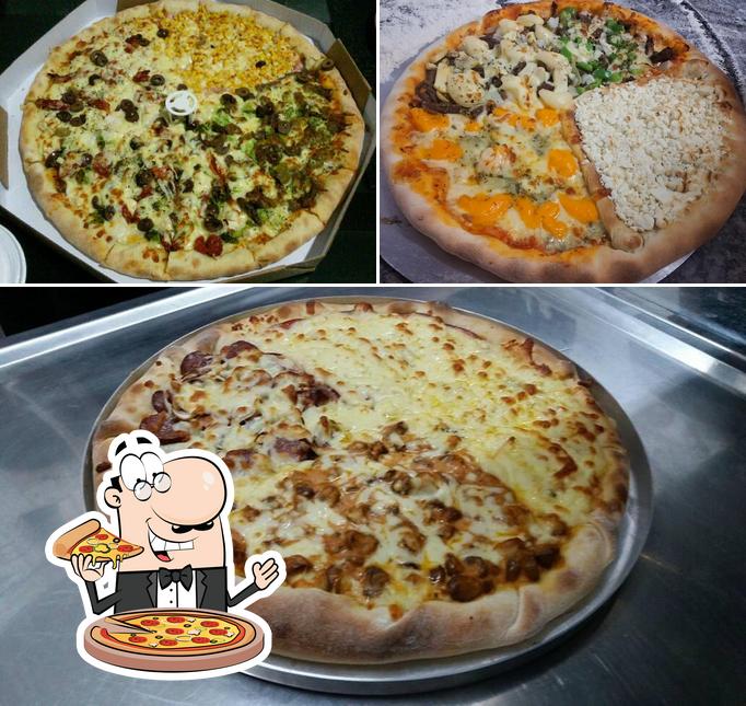 Escolha pizza no Armazém Do Park - Bar e Restaurante