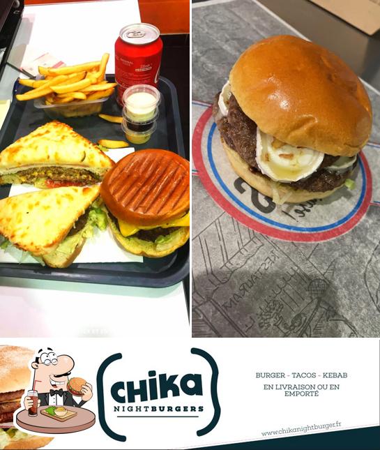 Try out a burger at Chika Night Burgers