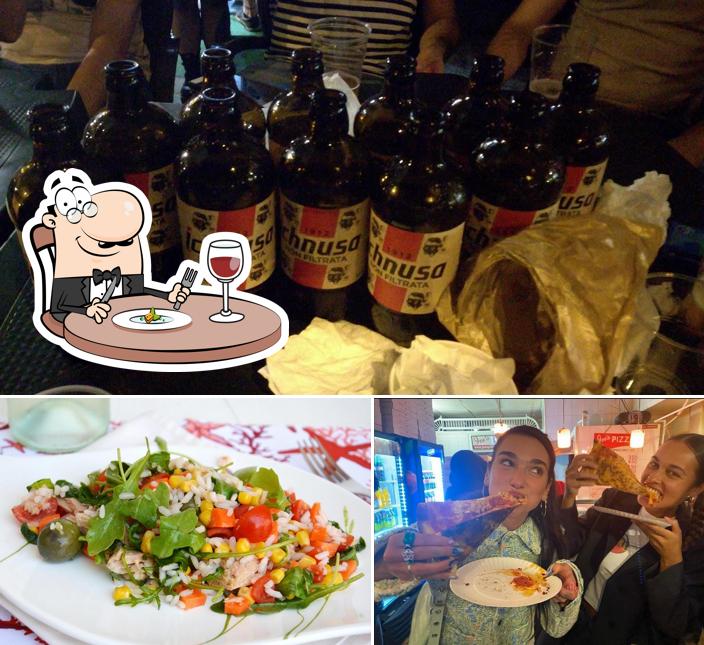 La foto della cibo e birra di Lou Lee
