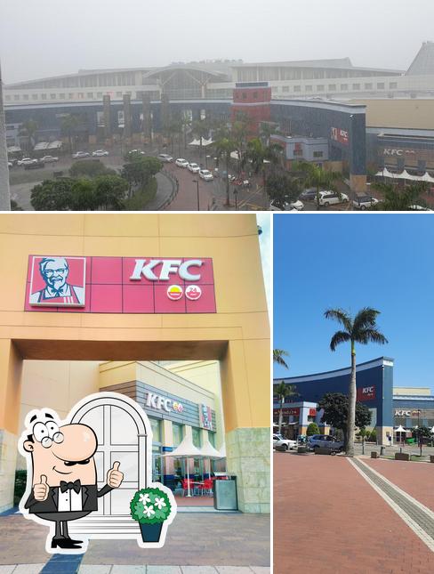 The exterior of KFC Gateway Food Court