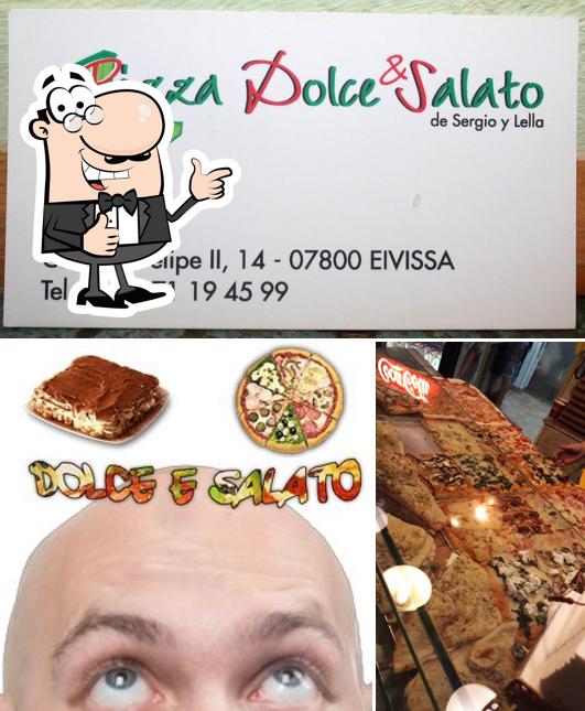 Here's a pic of Pizza Dolce e Salato