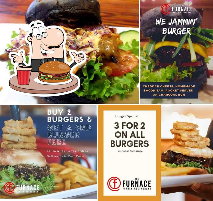 Try out a burger at The Furnace