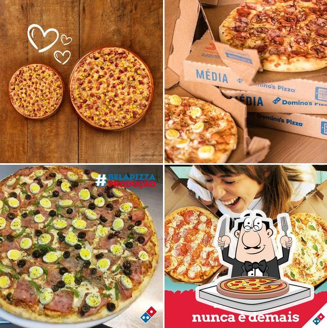 Escolha pizza no Domino's Pizza - Vinhedo
