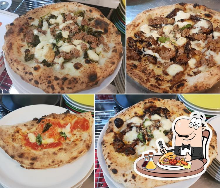 Try out pizza at Pizzeria Marzano's