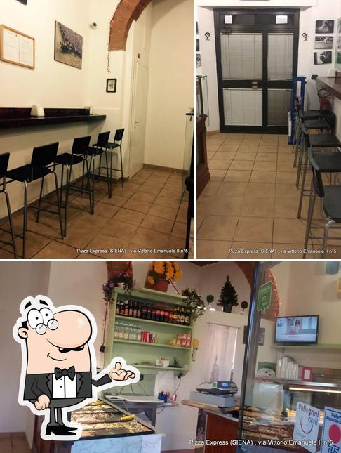 Gli interni di Pizza Express-Siena