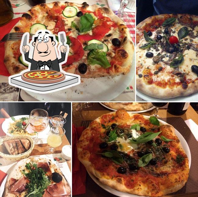 Choisissez des pizzas à La Fossetta