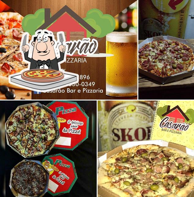 Peça pizza no Casarão Pizzaria Delivery