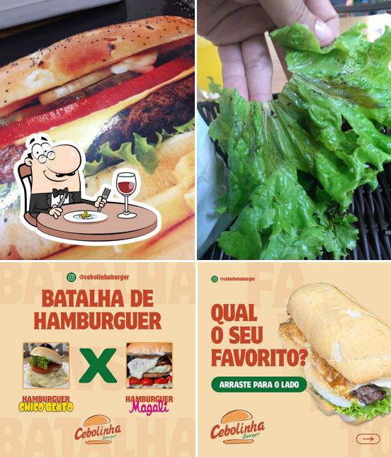 Comida em Cebolinha Burger