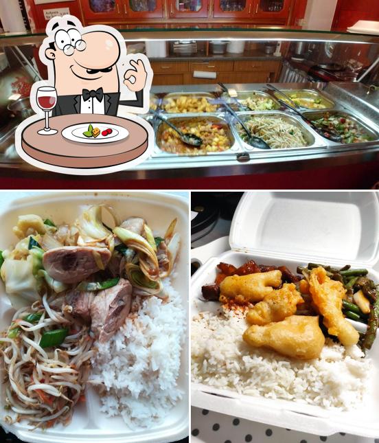 Essen im China-Imbiss Xinlong - China Mensa