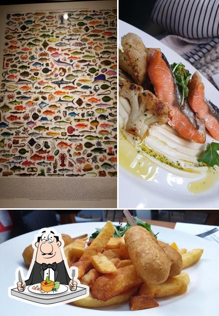 Еда в "FINZ Seafood & Grill"
