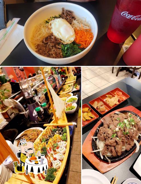 Food at Jang Goon Sushi & Korean BBQ