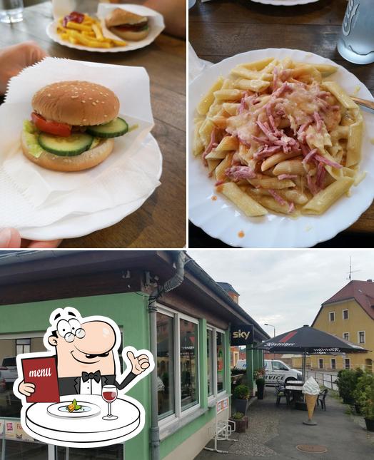 Еда в "Gaststätte Obertorgrill"