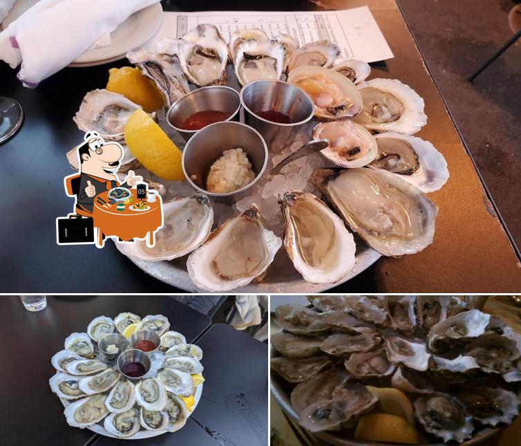 Order seafood at upstate craft beer & oyster bar