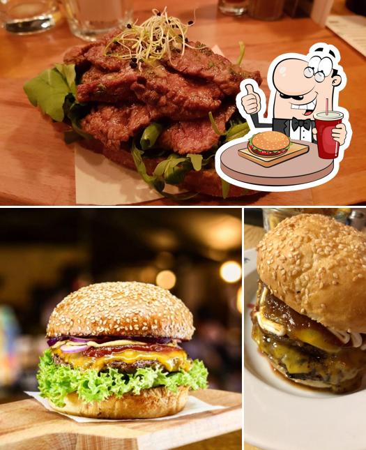 Try out a burger at La Manufacture