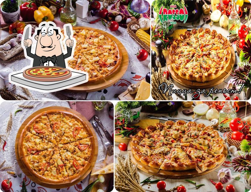 Choisissez des pizzas à Pizza Rosso