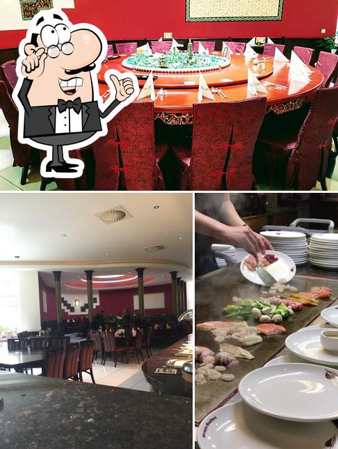 Die Inneneinrichtung von Dynastie China Restaurant