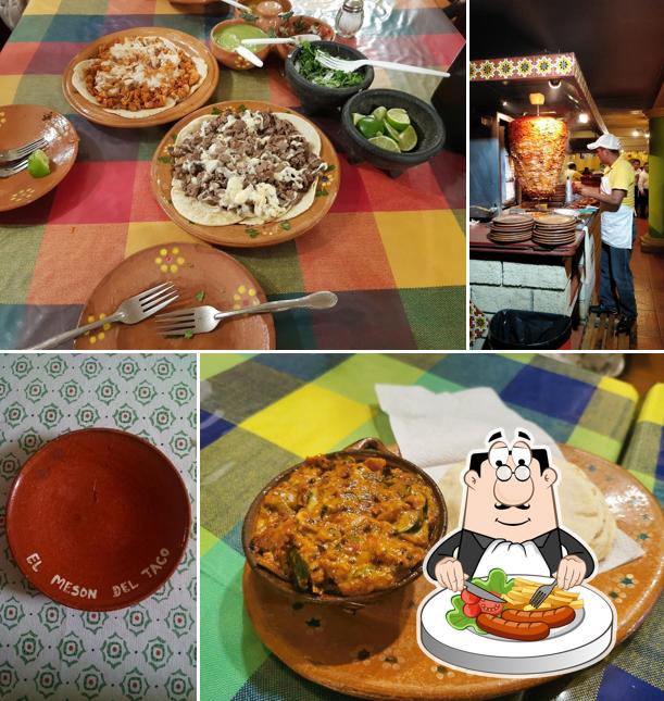 Food at El Mesón del Taco