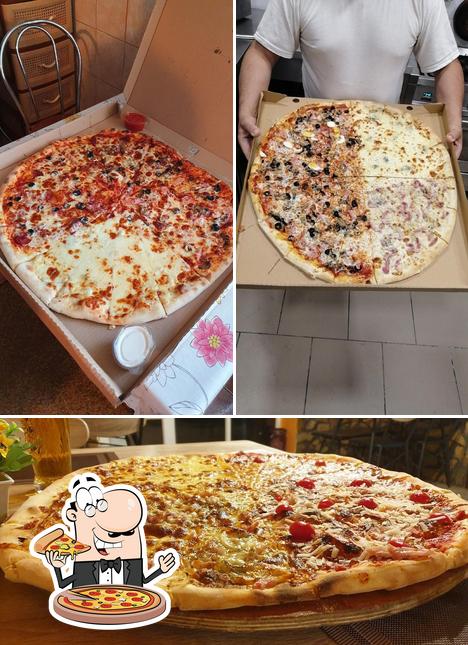 Prenez des pizzas à Pizzeria da alberto e nicoletta