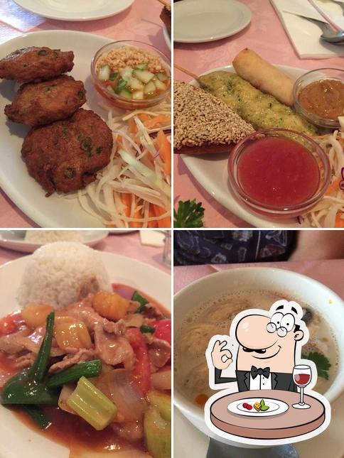 Food at Sanchan's Thai Restaurant