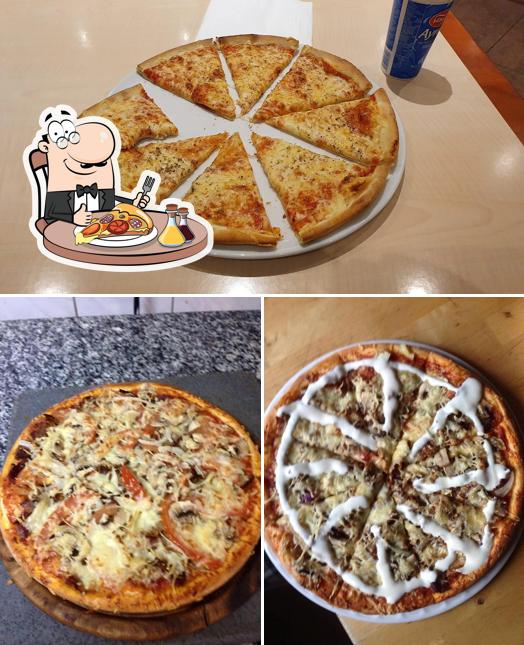 Probiert eine Pizza bei Saray Döner