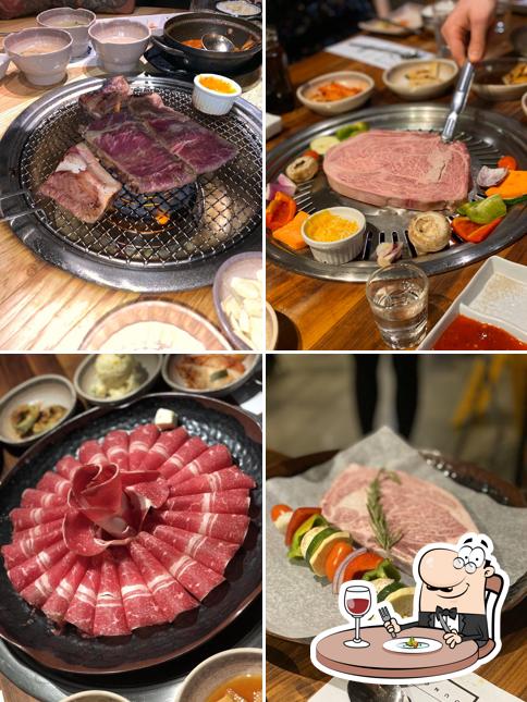 Еда в "8oz Korean Steak House and Bar"
