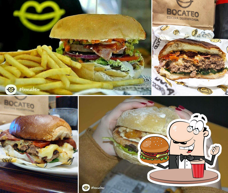 Order a burger at Bocateo
