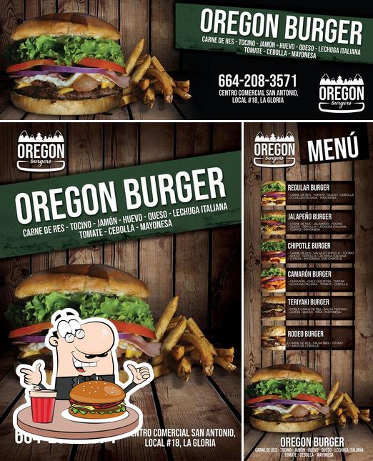 Prueba una hamburguesa en Oregon burgers