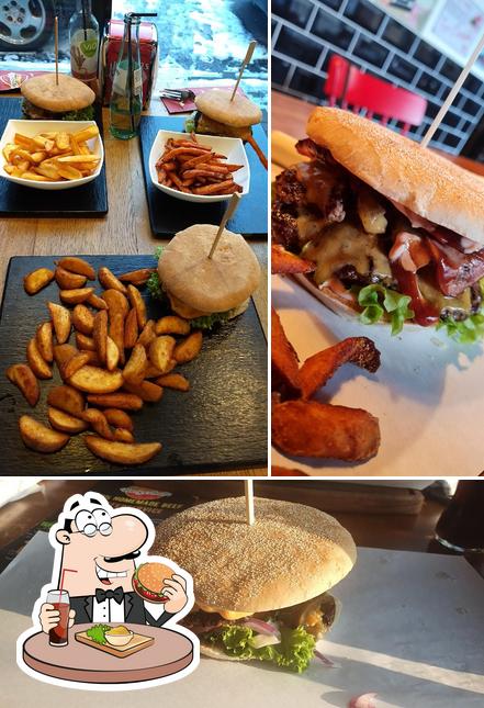 Order a burger at Burgerholic Gießen