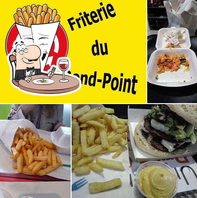 Food at La Friterie du Rond-Point
