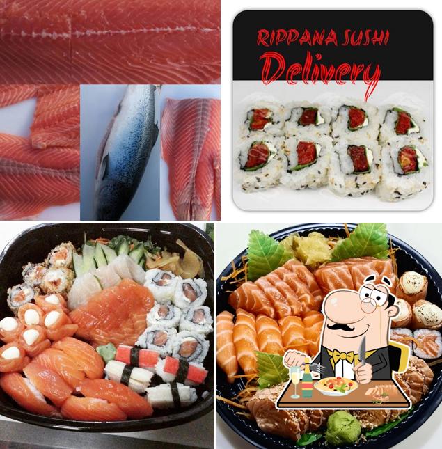 Comida em Rippana Sushi
