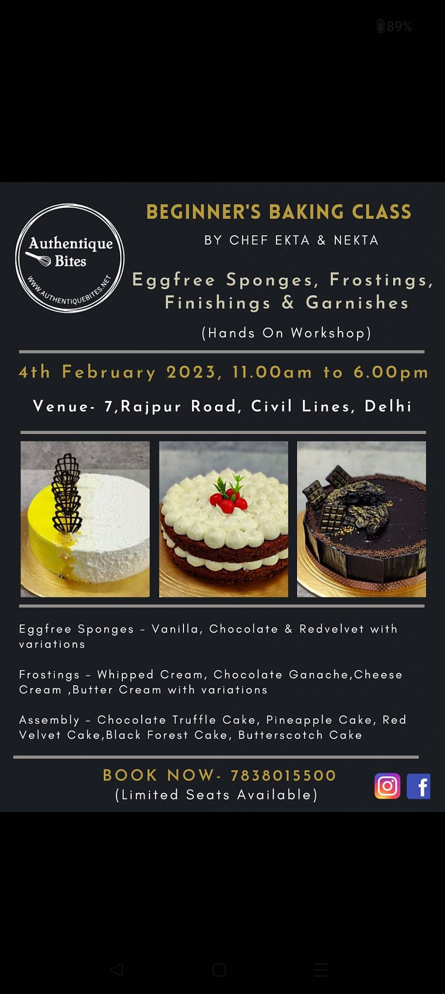 Mommys made bakery and baking classes, Delhi - Restaurant menu and reviews
