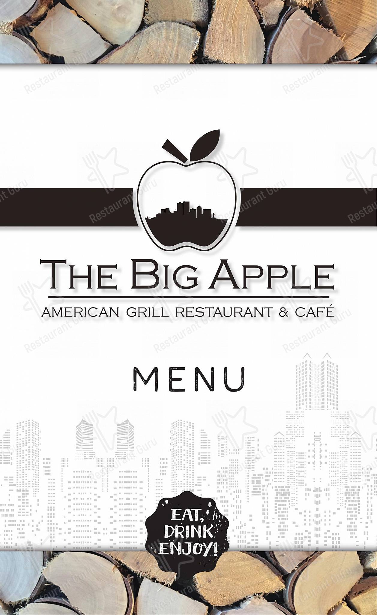 Big apple menu