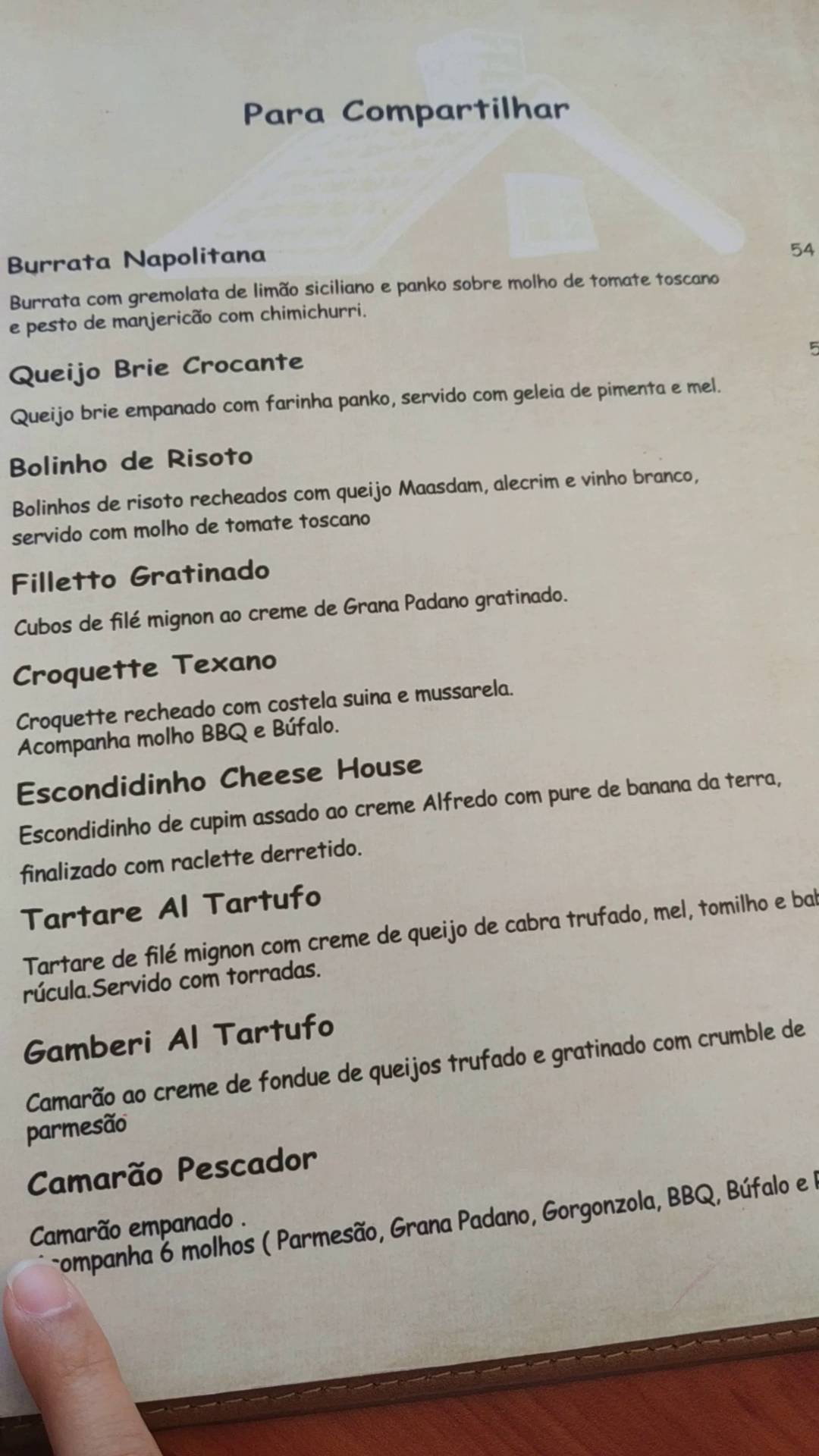 Menu at CheeseHouse Restaurante, Goiânia, R. 15 Q J14