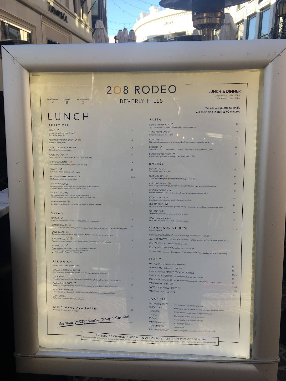 208 Rodeo's New Menu in Beverly Hills, Preux & Proper Pushed Back