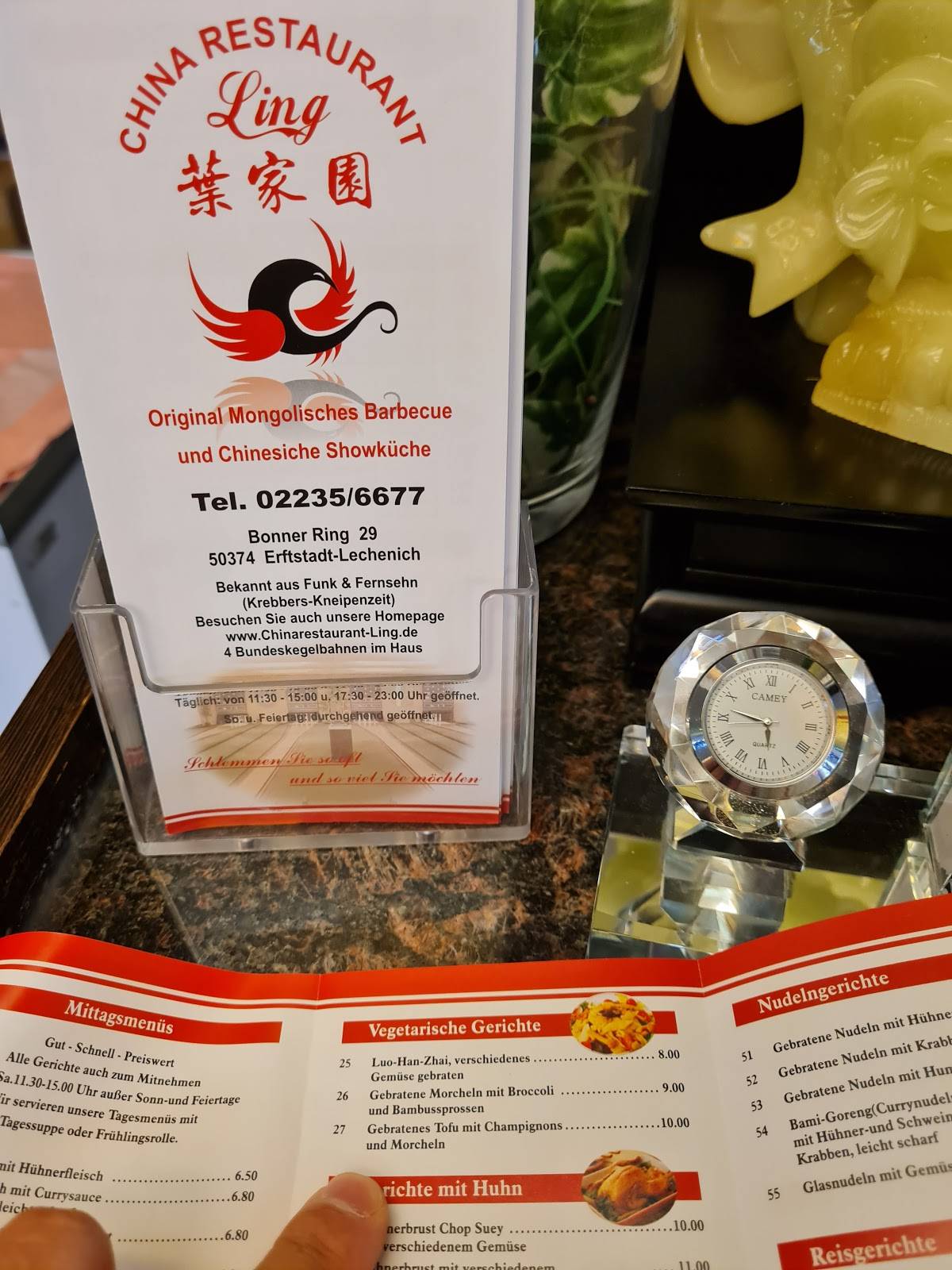 China-Restaurant Ling em Erftstadt Cardápio