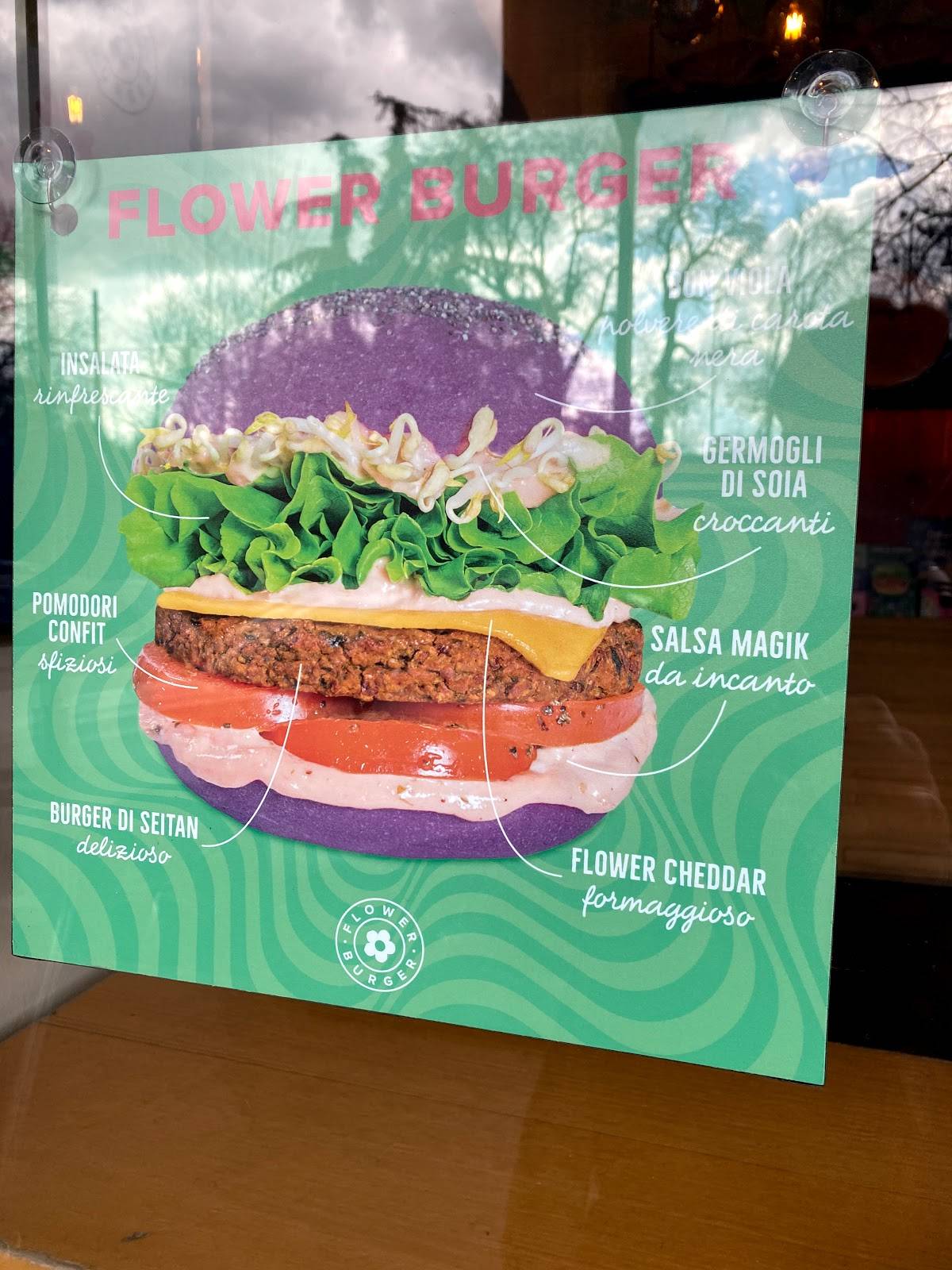 Flower Burger – Hippie vegan burgers in Milan - Valises & Gourmandises
