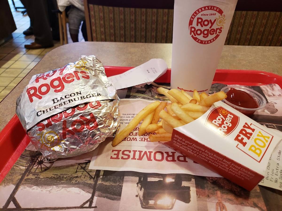 Menu at Roy Rogers fast food, Alexandria, -F Manchester Blvd