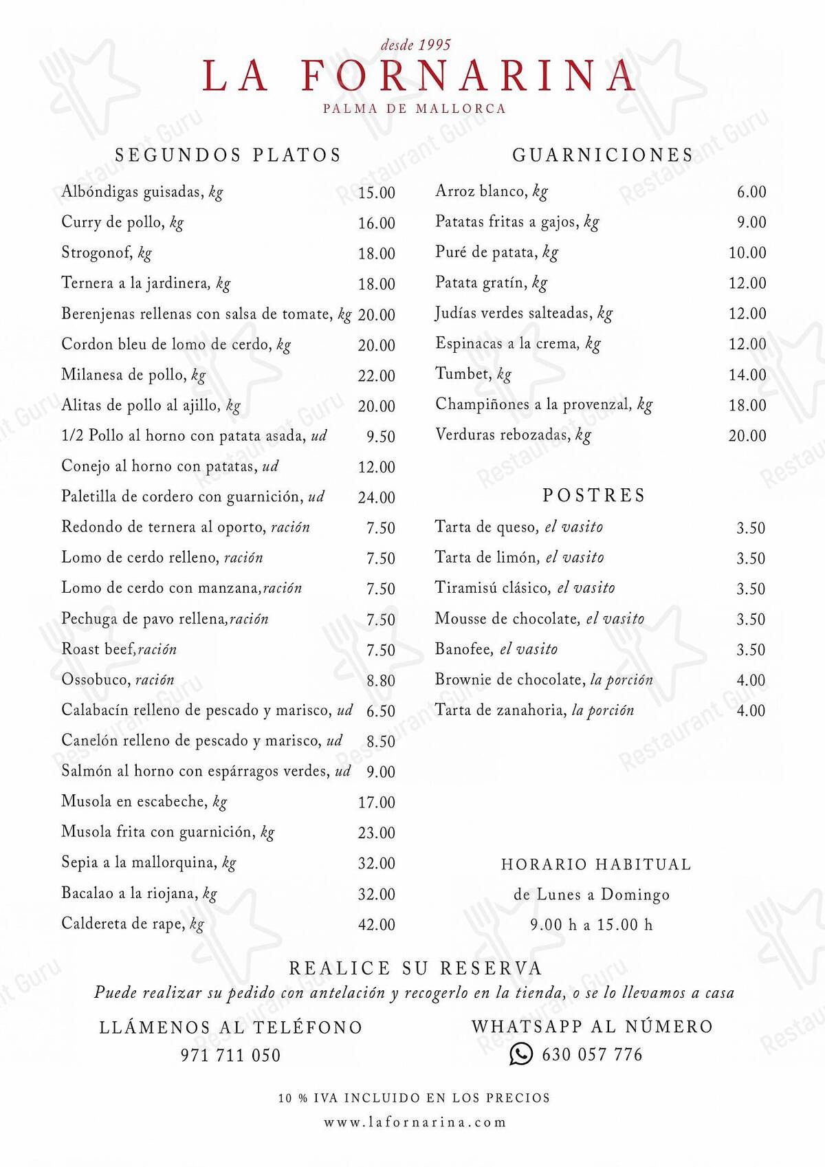 La Fornarina In Palma Restaurant Reviews