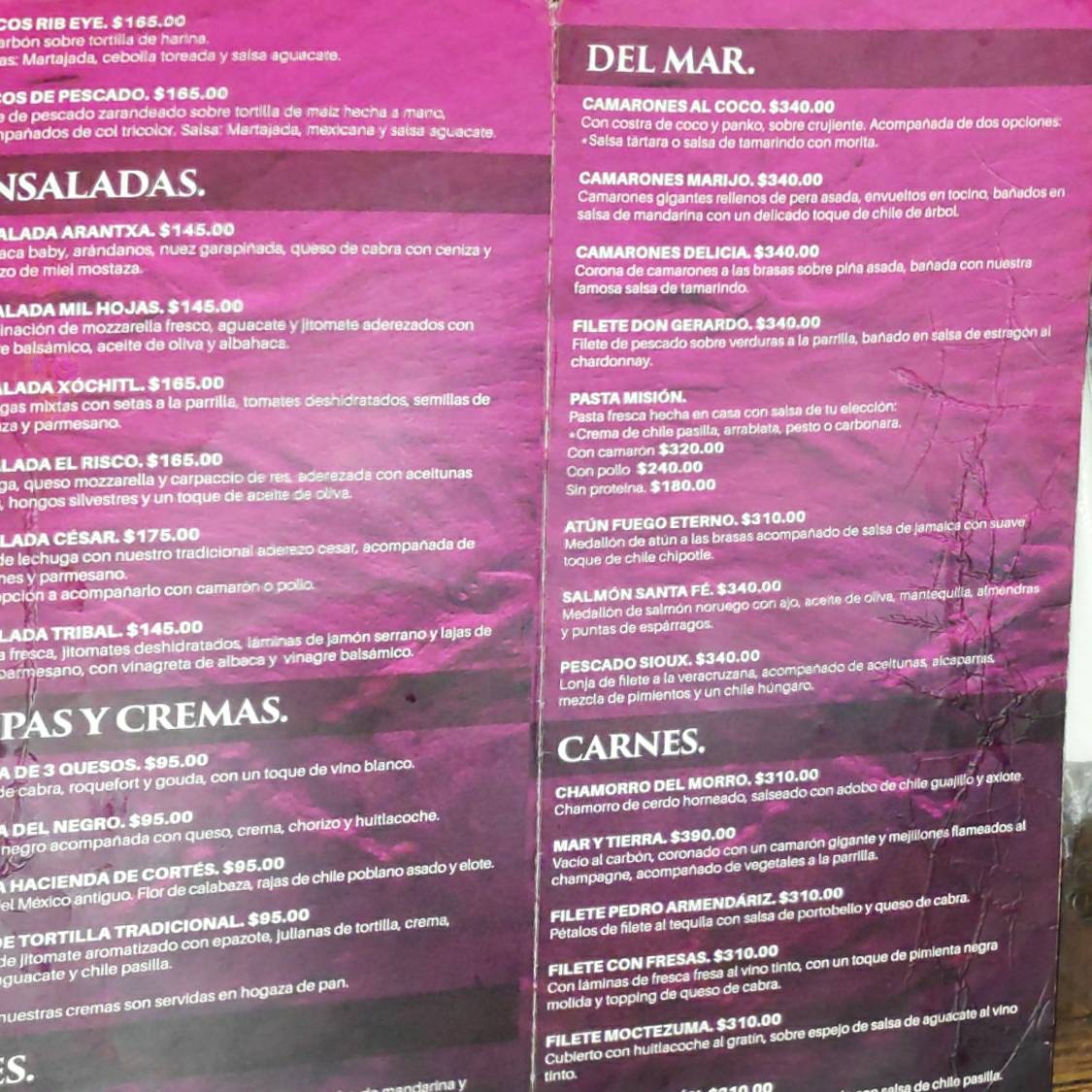 Carta del restaurante Santo Coyote, Guadalajara, Calle Miguel Lerdo del  Tejada 2379
