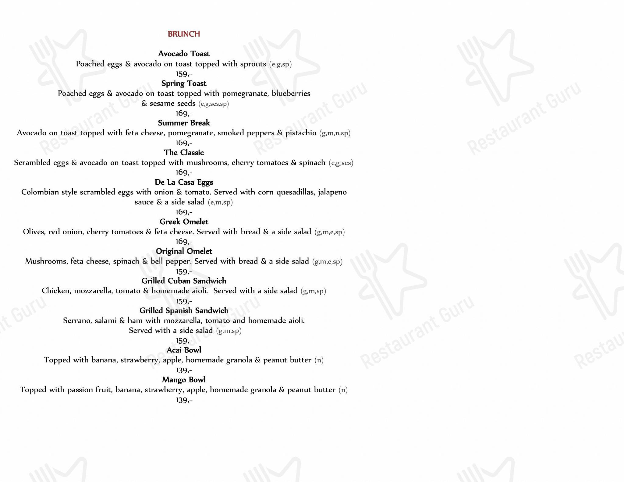 la collina kitchen and wine bar menu