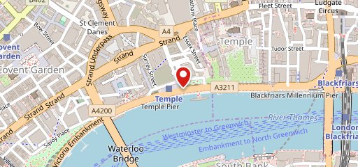 Temple Bar London on map