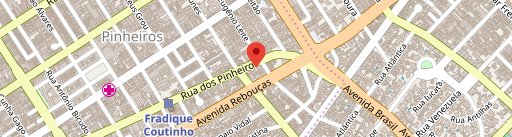3 Brasseurs Pinheiros no mapa