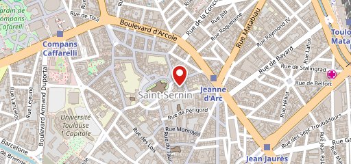 Café Bar Saint-Sernin on map