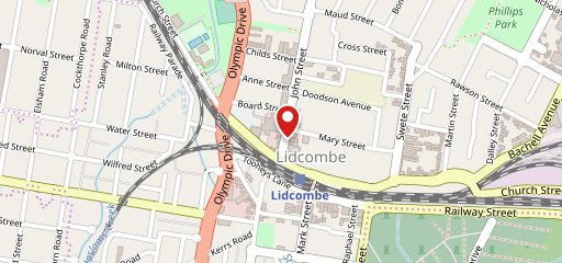 8 Dragons Lidcombe on map