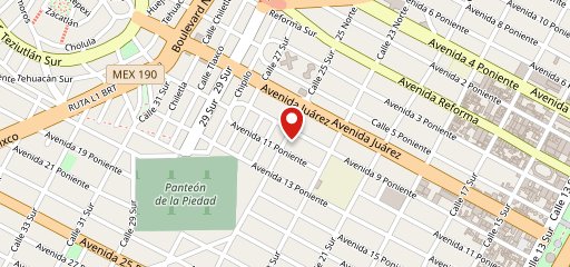 Tío Sam Buffet Puebla на карте