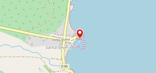 A Cantina Marine de Santa Severa Cap Corse sur la carte